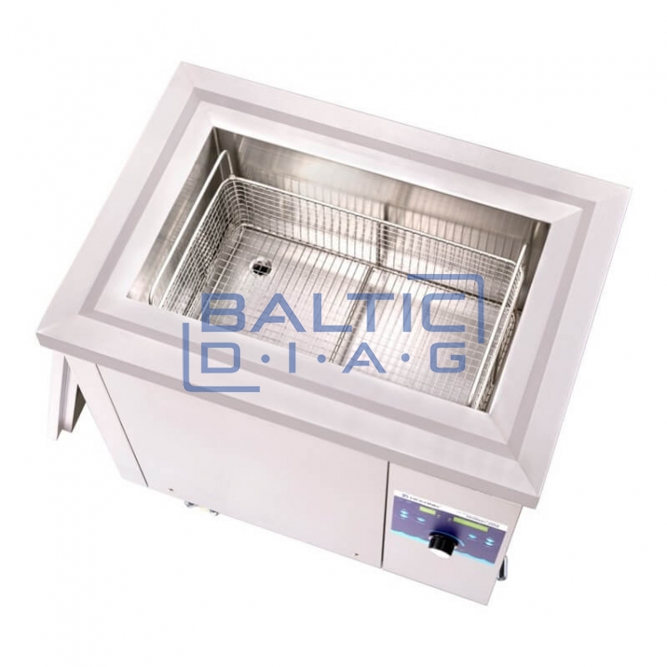 Professional ultrasonic bath 175 l with basket