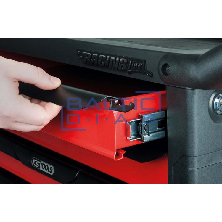 RACINGline tool trolley with 7 drawers and 215 tools