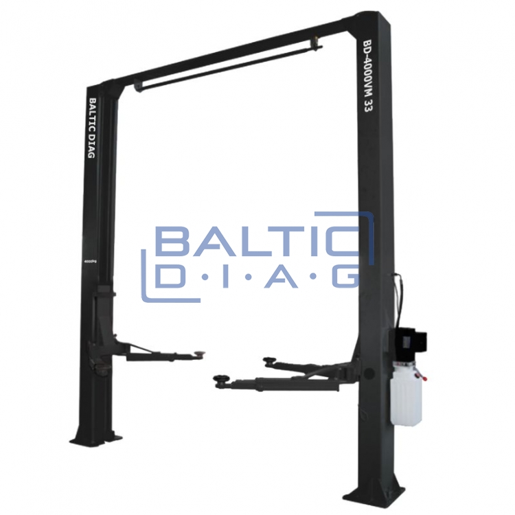 Double post lift with over top synchronization and 3 + 3 arms, 4T BD-4000VM33