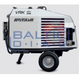Mobile air compressor for dry ice cleaning equipment VRK Dry Ice