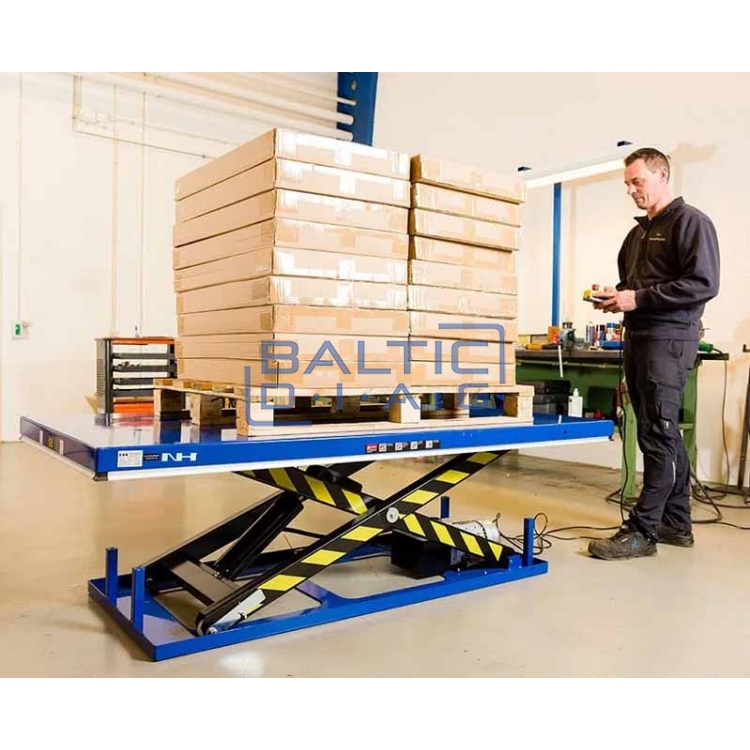 Elektro-hidraulinis krovinių kėlimo stalas 1000 kg, NH Handling HIW