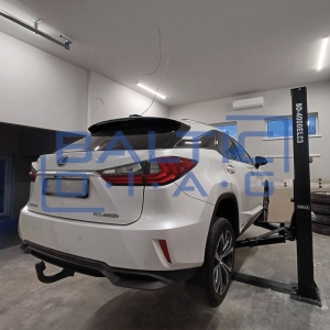 Double post lifter with electromagnetic safety locking, 3 + 3-steps arms 4t BD-4000EL33 Double post lifter with electromagnetic safety locking, 3 + 3-steps arms 4t BD-4000EL33
