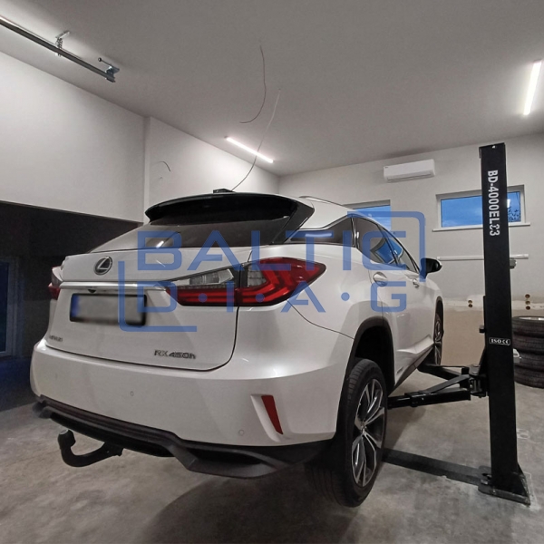 Double post lifter with electromagnetic safety locking, 3 + 3-steps arms 4t BD-4000EL33
