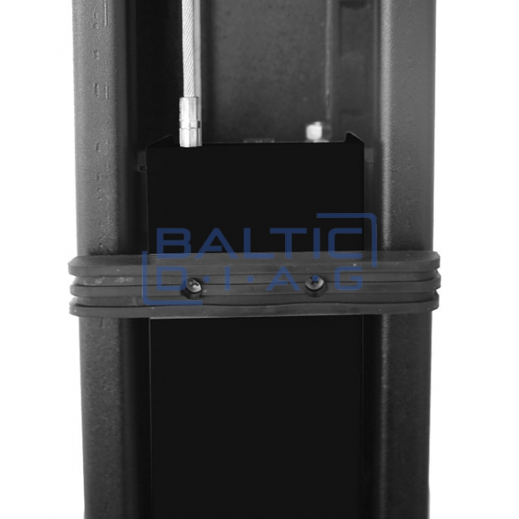 Double post lifter with electromagnetic safety locking, 3 + 3-steps arms 4t BD-4000EL33