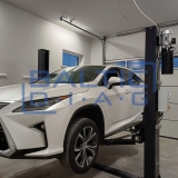 Dviejų kolonų keltuvas su elektromagnetiniu fiksavimu, 3 + 3 pakopų letenomis 4t BD-4000EL33