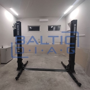 Double post lifter with electromagnetic safety locking, 3 + 3-steps arms 4t BD-4000EL33 Double post lifter with electromagnetic safety locking, 3 + 3-steps arms 4t BD-4000EL33