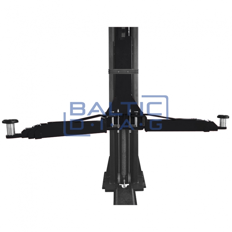 Double post lifter with electromagnetic safety locking, 3 + 3-steps arms 4t BD-4000EL33