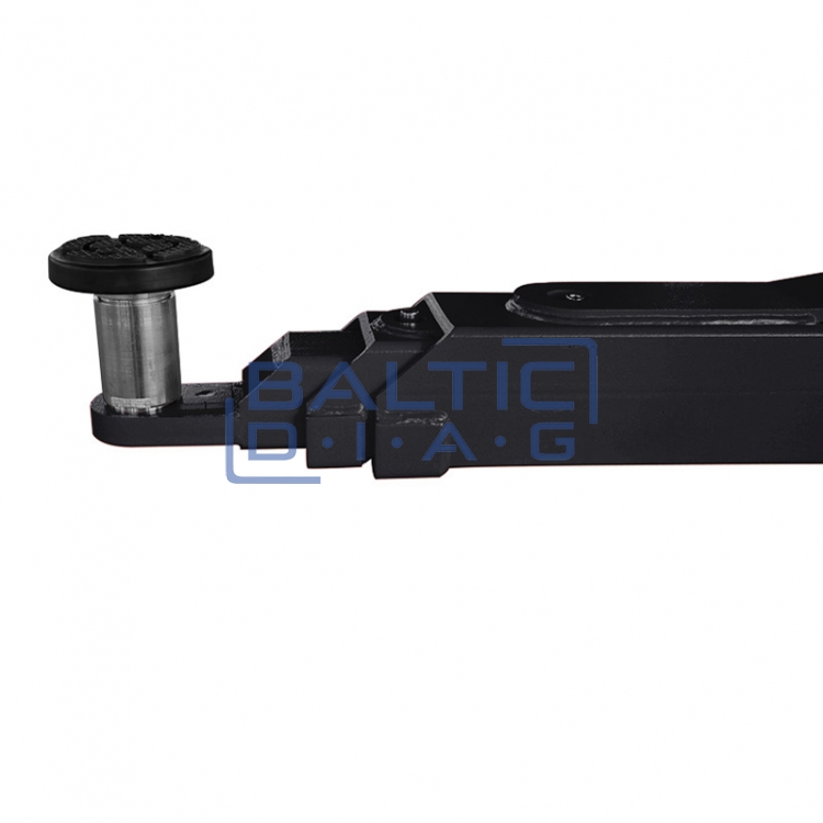 Double post lifter with electromagnetic safety locking, 3 + 3-steps arms 4t BD-4000EL33