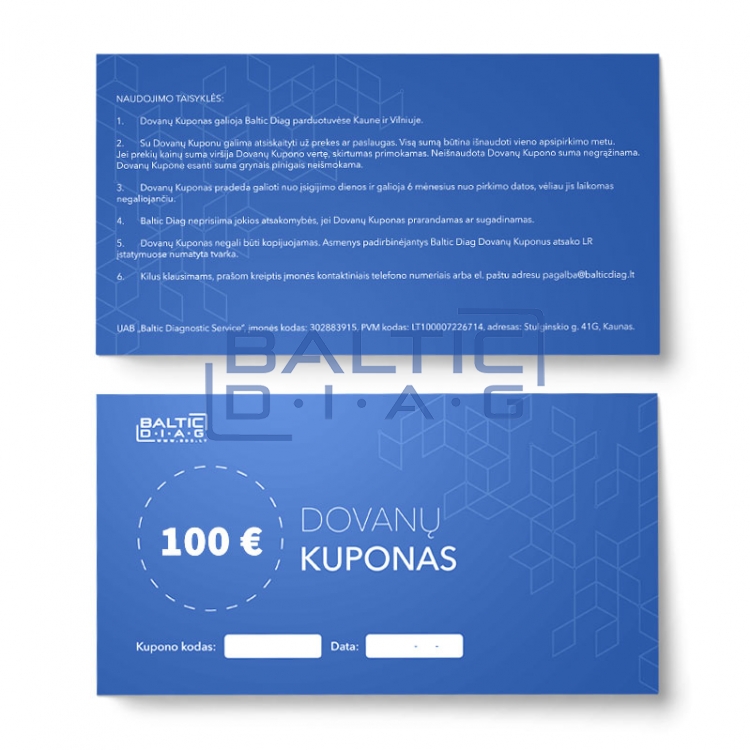 100 Euro Gift Coupon
