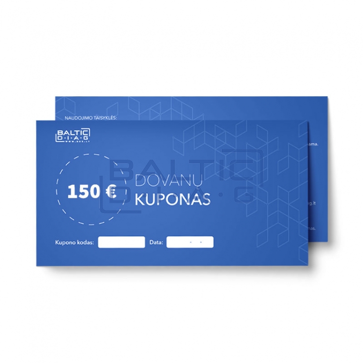 150 Eurų Dovanų Kuponas