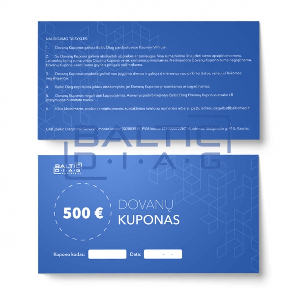 500 Euro Gift Voucher