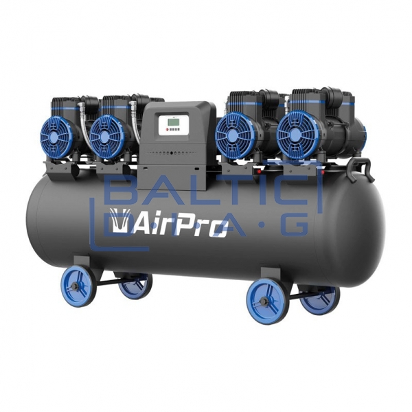 Oil free air compressor 120l 380l/min 8bar AirPro