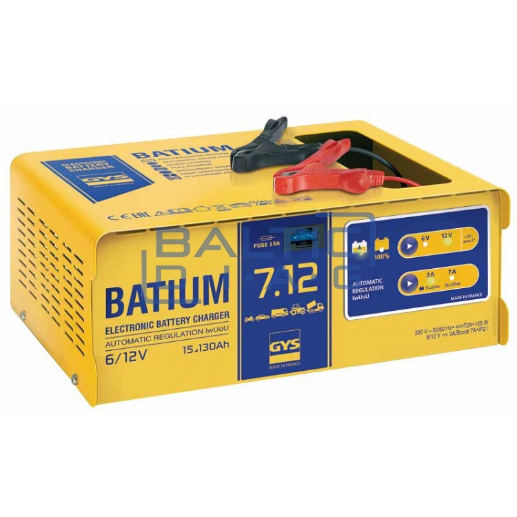 Зарядное устройство с микропроцессором GYS Batium 7-12