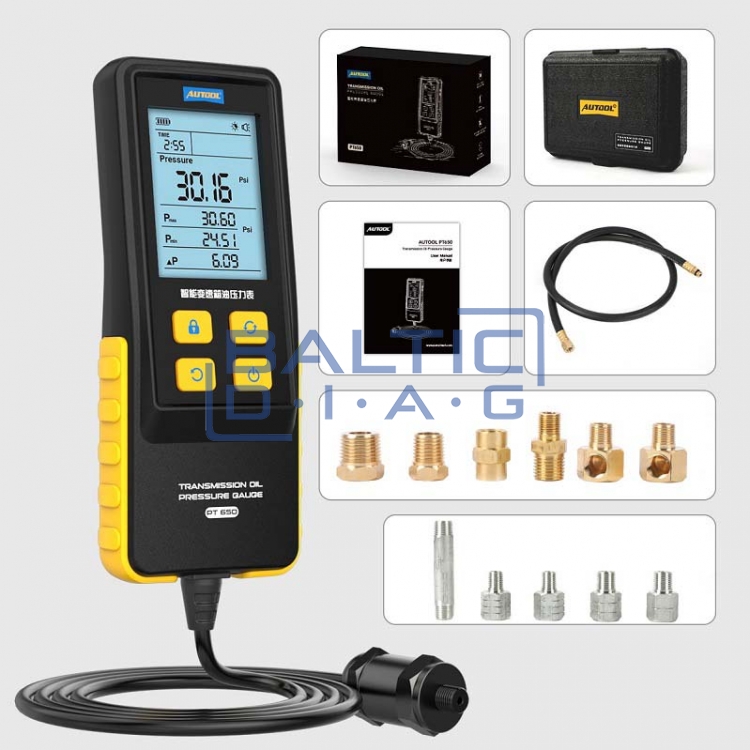 Прибор измерения давления масла в коробке передач Autool PT650