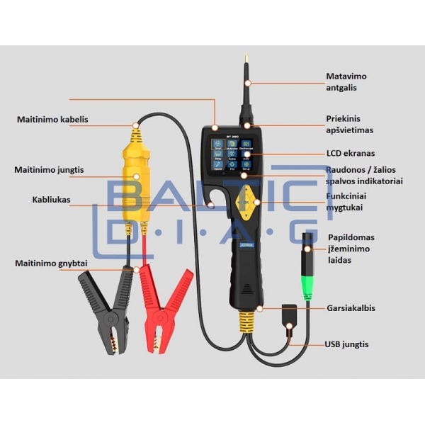 Многофункциональный тестер для автомобилей Autool BT280