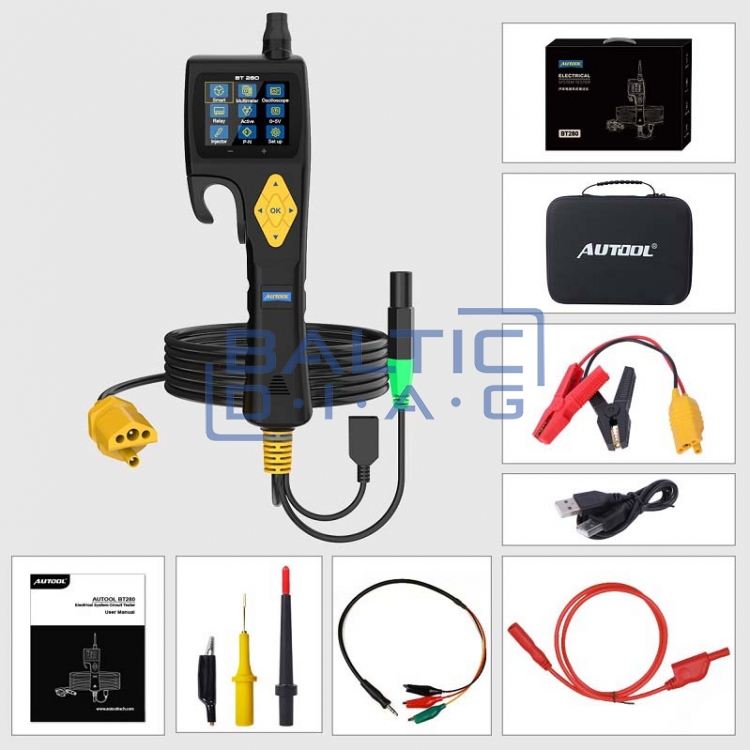 Daugiafunkcinis testeris automobiliams Autool BT280