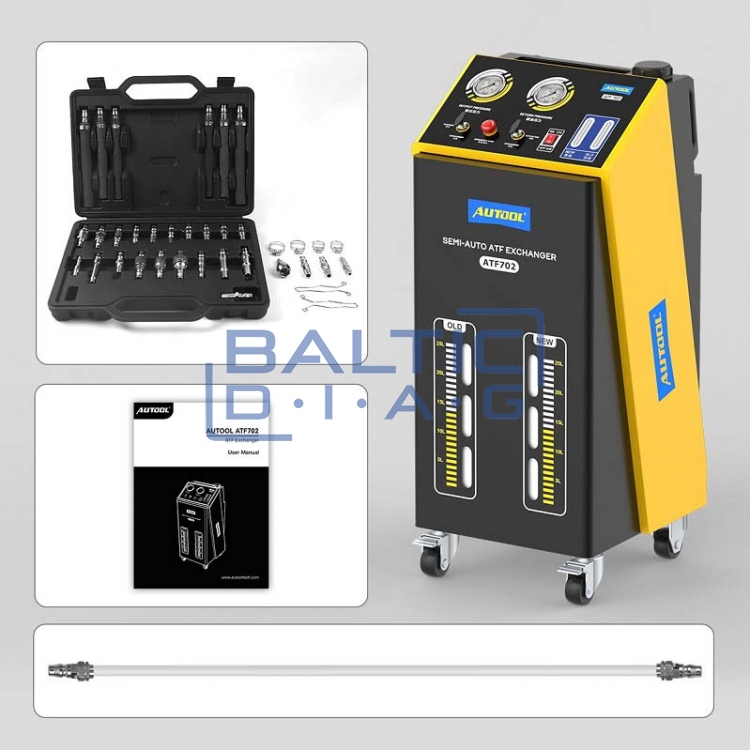 Semi automatic transmission fluid exchange station Autool ATF702