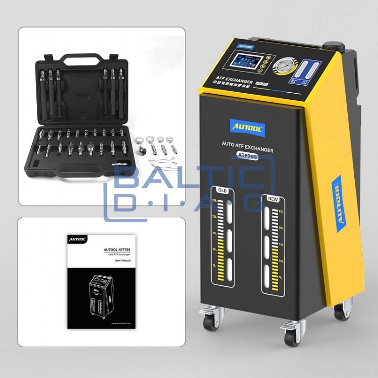 Automatic transmission fluid exchange station Autool ATF705