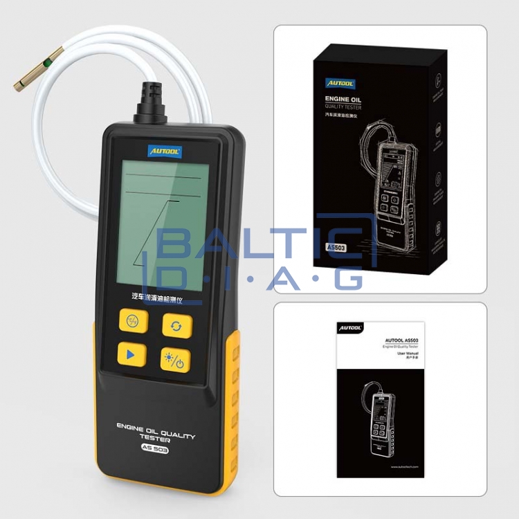 Internal combustion engine oil testing device Autool AS503