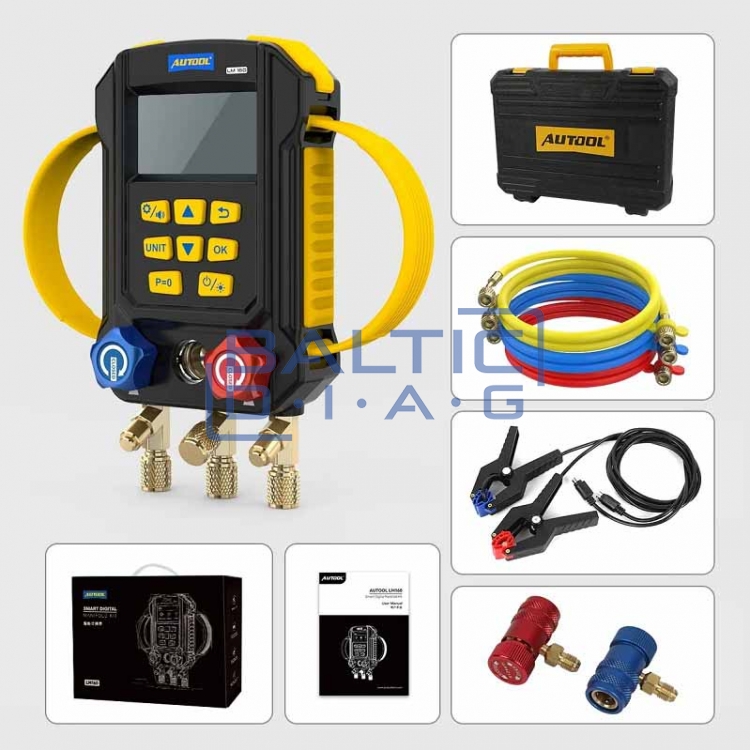 Цифровая станция обслуживания хладагентов Autool LM160