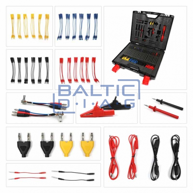 A set of connectors and terminals for a multimeter