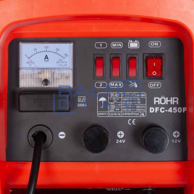 Battery charger - starter 12/24V 70A 700Ah