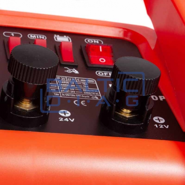 Battery charger - starter 12/24V 70A 700Ah