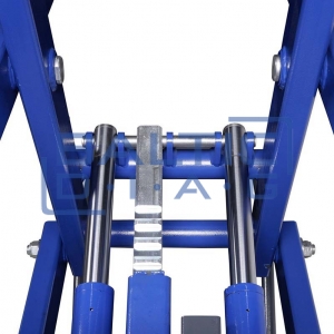 Mobile electro-hydraulic scissor lift for electric cars 1200 kg