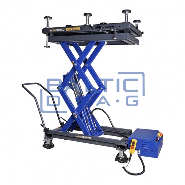 Mobilus elektrohidraulinis žirklinis keltuvas elektromobiliams 1200 kg