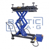 Mobile electro-hydraulic scissor lift for electric cars 1200 kg