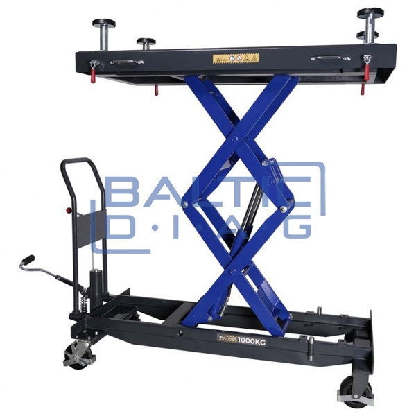 Mobile scissor lift for electric cars 1000 kg