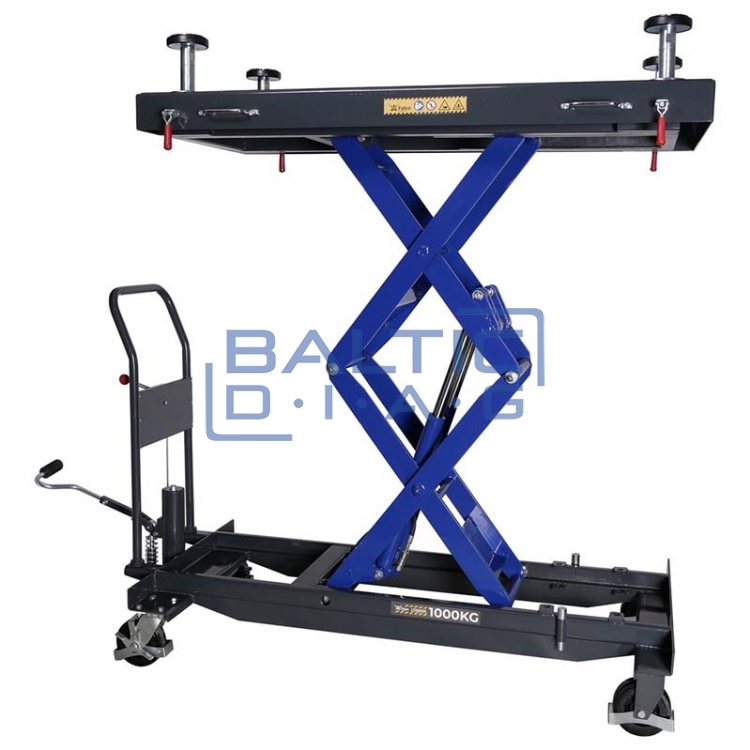 Mobile scissor lift for electric cars 1000 kg