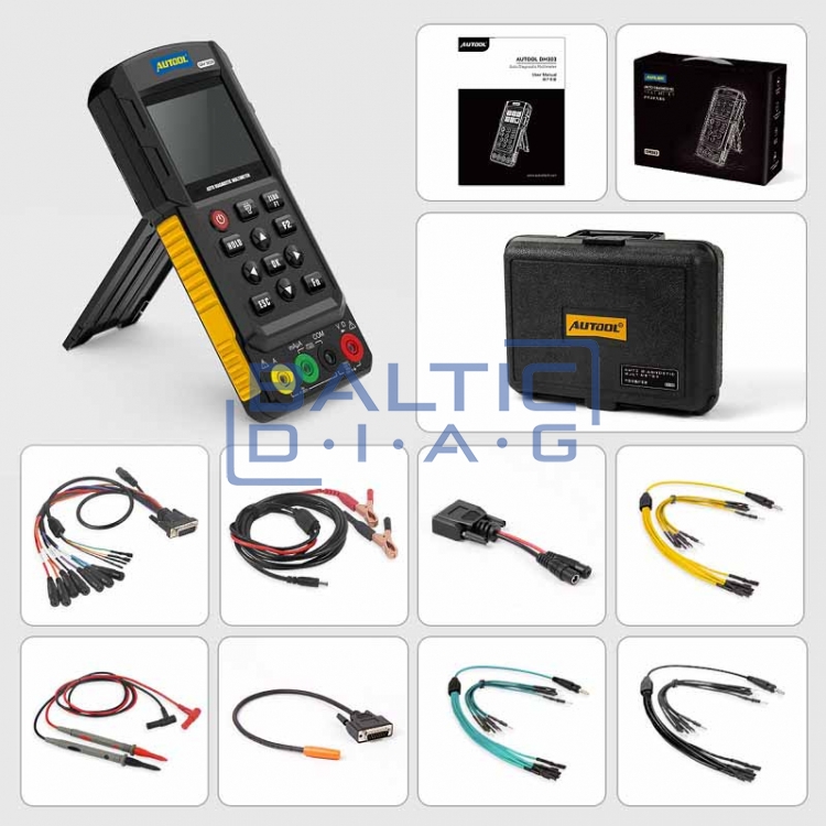 Automobilių diagnostikos multimetras, Autool DM303