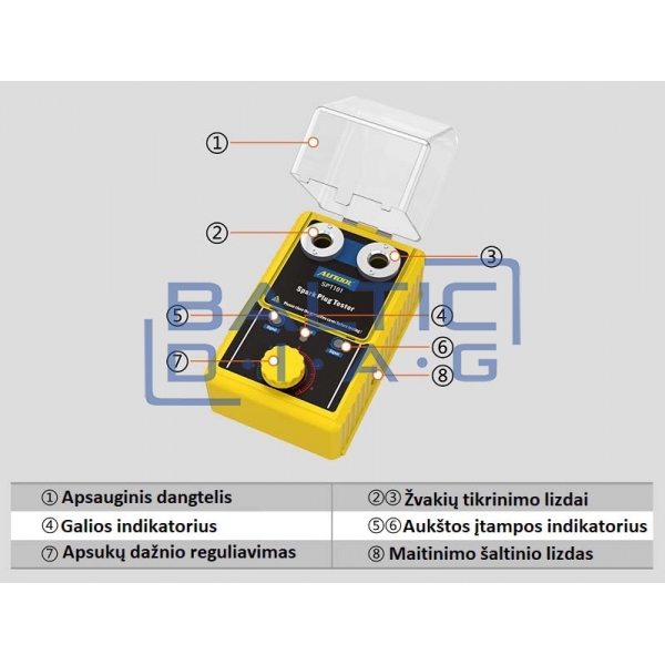 Стенд для проверки свечей зажигания Autool SPT101