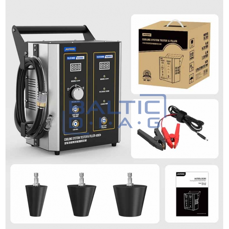 Cooling system inspection and filling device, Autool SC301