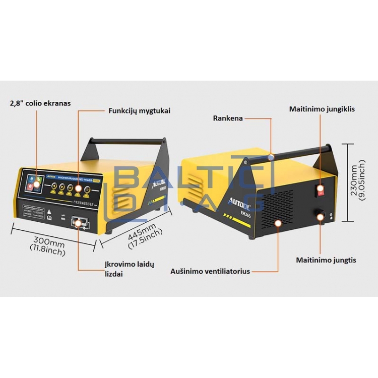 Battery charger and voltage maintenance device Autool EM365
