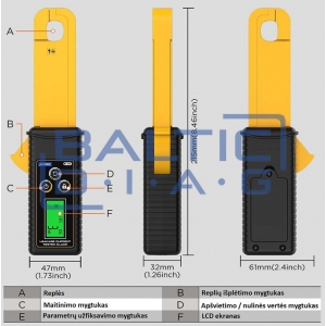 Клещи для измерения тока Autool BT270