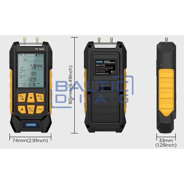 Air pressure measuring device Autool PT520