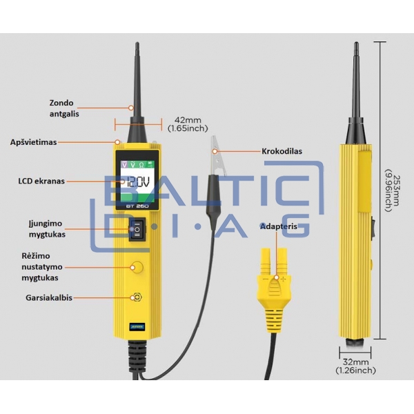 Мультиметр для автомобилей Autool BT260
