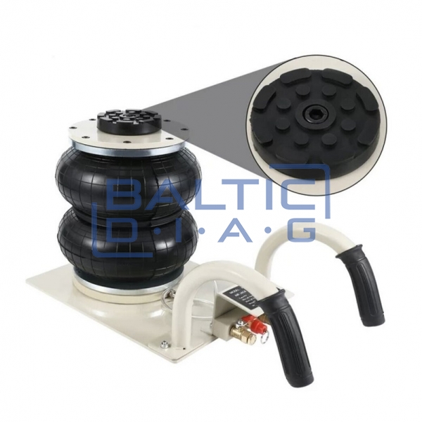 Pneumatic jack 2 tons with short handles