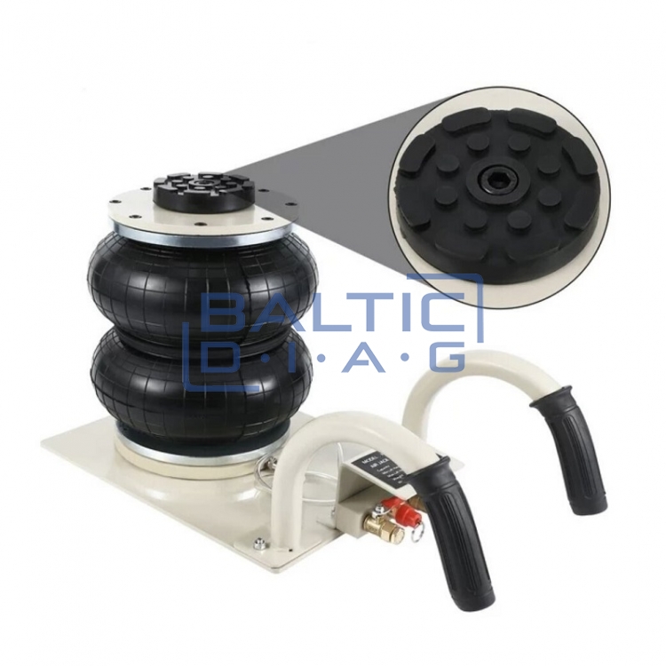 Pneumatic jack 2 tons with short handles