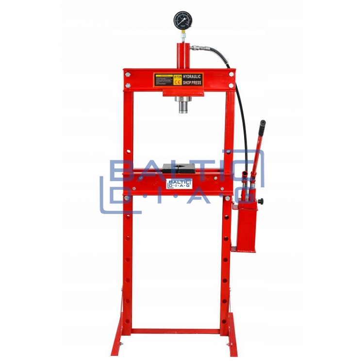 Hydraulic press 20 tons with manometer