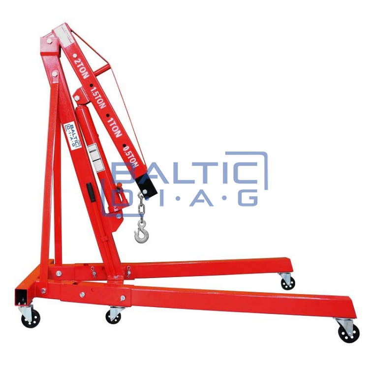 Hidraulinis kranas variklio išėmimui, 2000 kg