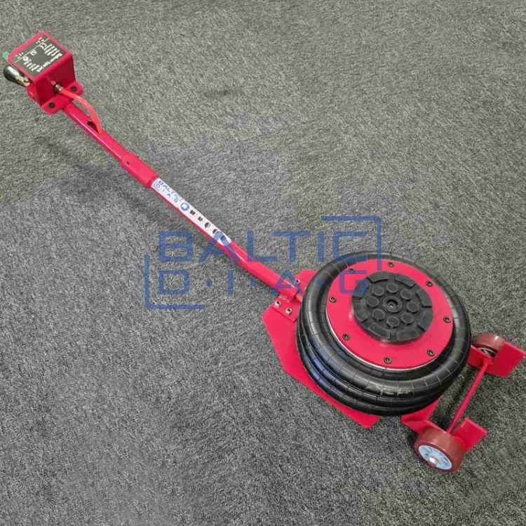 Pneumatic jack with 3 airbags