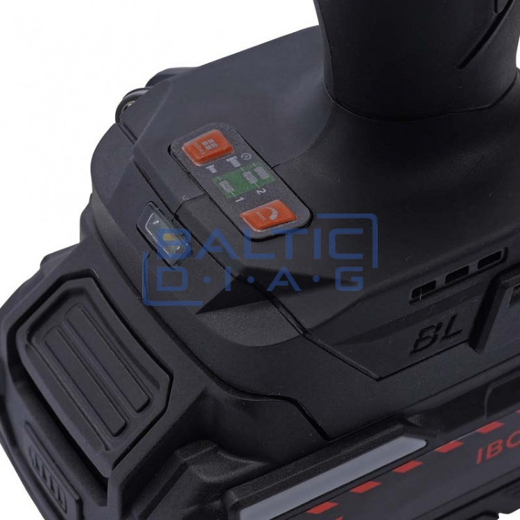Аккумуляторный ударный винтоверт 1/2", 620 Нм