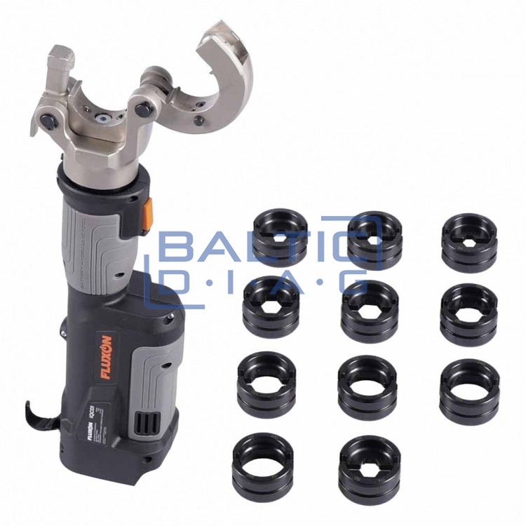 Battery-operated crimping pliers 60 kN