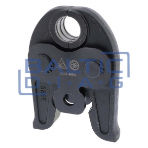 Cordless pipe crimping pliers, U-shaped, 32 kN