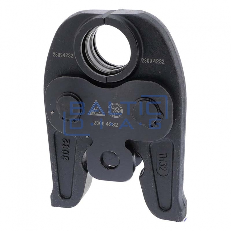 Cordless pipe pressing pliers, TH form, 32 kN