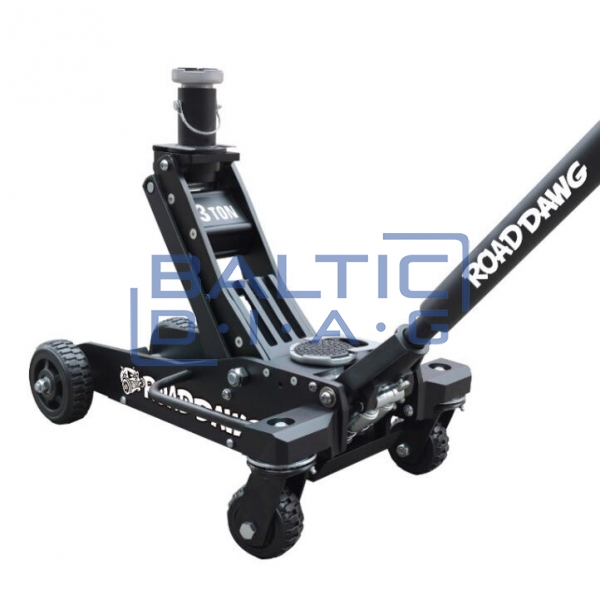 Trolley jack with large wheels, 3 t