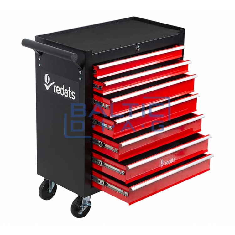 Tool trolley with 7 drawers Compact Black